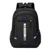 Nova Bolsa Simples Versátil de Ombro Duplo para Ensino Fundamental Médio Faculdade Estudante Bolsa Escolar Mochila Masculina de Viagem Negócios para Laptop