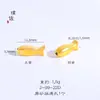 Pulsera Puzuo Color Fuerte que Conserva el Color Bañada en Oro Mate Dios de la Riqueza de Cinco Vías Pez Amarillo Pequeño, Cuerda de Mano Tejida Menta Mambo que Mejora el Cutis