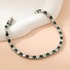 Europa y Estados Unidos nuevo acero inoxidable simple 1: Pulsera de diamantes con 1 diamante engastado, joyería para damas, venta al por mayor, exclusiva transfronteriza