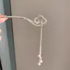 Acessórios de Cabelo Hanfu Estilo Antigo, Grampos de Cabelo Versáteis de Liga Metálica com Franjas Retrô, Enfeites para Coques, Grampos de Cabelo Estilo Chinês Novo para Atacado