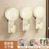 Gancho sin perforación para baño Fuerte capacidad de carga Almacenamiento de baño Gancho adhesivo Montado en la pared Gancho de ventosa para toallas Gancho engrosado