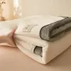 Manta de vellón de leche, manta multifuncional engrosada, manta para siesta en la oficina, manta para cubrir sofá de dormitorio, adecuada para todas las estaciones y habitaciones con aire acondicionado