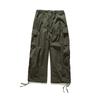 Estilo de Moda 2024 Otoño Estilo Japonés Vintage Overol de Pierna Ancha Holgado Versátil Cordón Recto Pantalones Casuales para Hombre