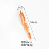 Modelo de frutos do mar de simulação em PVC Brinquedos de comida para brincar DIY Acessórios para tigela de macarrão japonesa Camarão de simulação Camarão de milho Lagostim Brinquedos