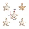 Pingentes Mistos de Animais Marinhos, Concha de Pérola, Estrela-do-Mar para DIY em Pulseira, Colar, Brinco, Decoração, Charms W536
