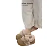 Botas de Nieve Retro de Terciopelo Marrón para Mujer 2025 Nueva Ropa de Abrigo de Invierno Zapatos Birkenstock Peludos Zapatos Cálidos de Algodón para la Nieve
