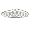 Diadema Metálica con Pedrería Japonesa y Coreana Corona de Princesa para Niños Performance de Baile Cumpleaños Diadema para Niña