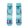 Meias de Algodão Monstro S.A. Desenho Animado Personalidade Anime Tendência Meia Média Meias de Desenho Animado Transfronteiriça Europeia e Americana Meias Longas para Skate