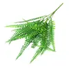 Flores Artificiales de Amazon Transfronterizas, Hojas de Hierba Persa de Siete Ramas, Helechos de Boston, Plantas de Interior y Exterior