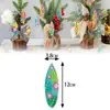 Decoración Colgante Fiesta Hawaiana Colgante Fiesta en la Playa junto al Mar Accesorios de Decoración de Verano Colgante Pequeño de Tabla de Surf