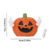 Decorações Verticais de Abóbora para Halloween, Enfeites de Abóbora Engraçados, Enfeites de Resina Divertidos para Festa do Festival Fantasma Atacado