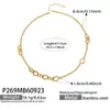 Collar de Personaje Japonés de Venta Caliente Europea Acero Inoxidable Chapado en Oro de 18k Personalizado Moda Joyería de Lujo Ligero Cadena de Clavícula DIY para Mujeres