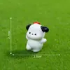 Figura de Perro Piloto Linda para Paisaje en Miniatura, Adorable Decoración de Jardín Accesorio DIY, Adorno de Escritorio