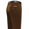 Pantalones de pana de negocios para hombre, rectos, informales, de vestir, para otoño e invierno, 2024