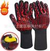 Amazon nuevo horno de barbacoa de alta temperatura 800 grados horno microondas aislamiento térmico antiquemaduras alta temperatura retardante de llama guantes ignífugos