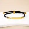 Materiales de Impresión a Color y Grabado Transfronterizos, Pequeños Regalos, Etiquetas Curvas, Pulseras Tejidas, Regalos Navideños Huecos con Forma de Corazón de Acero Inoxidable