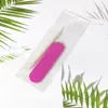 Kit de produto para manicure usar unha pequena tira de lixa terno arquivo de madeira descartável mini palito de madeira conjunto de duas peças Atacado
