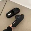 Chanclas Casuales Antideslizantes Versátiles de Aumento de Altura con Tira Única de Suela Gruesa 2026 Nuevas de Verano para Exteriores con Lunares Franceses Chanclas de Playa para Mujer