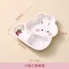 Prato de Jantar Infantil, Especial para Bebês Comerem, Antiderrapante, Prato Dividido com Desenho Animado Fofo, Adequado para Jardim de Infância e Uso Doméstico, Prato de Alto Valor Estético