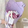 Nueva Decoración de Flor de Cinta de Vals del Día de la Mujer con Cinta de Ramo, Corbata de Florista al por Mayor