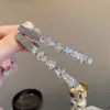 2026 Nova Presilha de Cabelo Exquisita Super Brilhante com Strass, Presilha de Cabelo para Testa, Presilha Jacaré, Acessório de Cabelo Versátil para o Dia a Dia