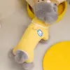 Roupa de Pelúcia de Quatro Pernas para Cães, Roupa para Pets de Cães Pequenos e Gatos, Roupa de Lã de Quatro Pernas com Gola 24 Cores para Outono e Inverno