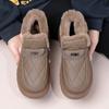 Botas de Nieve para Mujer, Zapatos con Forro de Felpa para Otoño e Invierno, Zapatos Casuales Cálidos de Suela Gruesa para Madres, Zapatos para Mujer que Aumentan la Altura