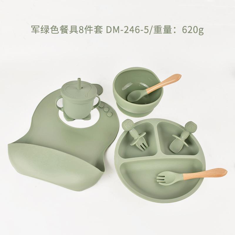 军绿色餐具8件套 .jpg