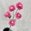 5 Cabeças Crisântemo Simulado Flor Única Mesa Salão de Casamento Decoração de Casamento Flor Artificial Atacado