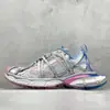 Putian Pura Original Paris 10ª Geração 3XL Estilo Metal Tênis Pai Malha Homem-Aranha Retrô Aumenta Altura Unissex