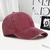 Gorra de Béisbol Lavada Estilo Coreano Vintage para Mujer de Algodón Puro con Logo Personalizado, Sombrero de Sol Retro de Visera Curva, Gorra de Pico de Color Sólido con Letras