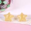 Nova decoração de resina de estrela do mar luminosa dos desenhos animados material diy handmade headband acessórios de cabelo por atacado caso de telefone adesivos de geladeira