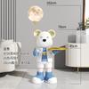 Oso violento famoso en internet lámpara lunar grande de aterrizaje adornos de almacenamiento sala de estar mueble de TV junto al sofá regalo de inauguración de la casa