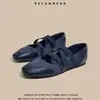 Sapatos Mary Jane de Ballet Quentes para Venda no Comércio Exterior, Sapatos de Salto Único Quadrados Retrô, Novo Modelo Outono 2026 Sapatos Baixos Mary Jane Femininos