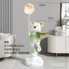 Lámpara de luna con forma de oso violento de amor, decoración de suelo para sala de estar, dormitorio, mueble de TV, mueble de vino, regalo de inauguración de la casa