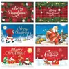Decoração de Parede para Ambiente de Evento Popular de Natal Transfronteiriço Decoração Pendurada para Sala Restaurante Tecido de Fundo de Natal