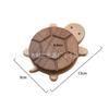 Tapete aislante térmico con forma de tortuga pequeña, posavasos de madera maciza, tapete decorativo de madera para escritorio de restaurante, mantel individual dividido creativo y moderno