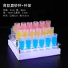 Vasos de cóctel luminosos y multicolores, perfectos para bares, pubs y locales de ocio; un juego de vasos para servir bebidas