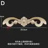 Dongyang Tallado en Madera Estilo Europeo Calcomanía Accesorios para Muebles Flores para Puertas de Madera Tallado Fino Calcomanías para Puertas de Gabinete Flores para Cabeceras Calcomanías de Madera Maciza Decoración