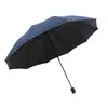 Sombrilla de Sol Reforzada Personalizada de 10 Varillas Resistente al Viento con Recubrimiento Negro Manual al 70% de Descuento para Protección Solar, Doble Uso para Sol y Lluvia, Se Puede Imprimir con Logo