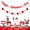 Nuevo Banner Temático de San Valentín de Amazon Feliz Galentines Day Decoración de Bandera Escena Papel