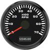 Tacômetro universal com motor modificado de 52 mm 3/4/6/7 / 8K adequado para carros, barcos, iates 9-30V