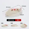 Tigela retrô de melamina dupla felicidade, louça antiga de restaurante de hot pot, tigela tradicional de hot pot estilo urbano vintage dos anos 90 Zhuguangyu