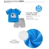 Nuevo conjunto de shorts de manga corta para niños verano niños y niñas camiseta ropa infantil conjunto de dos piezas para bebé manga corta Mayoreo