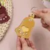 Chaveiro de Armazenamento de Pelos de Pet Transfronteiriço Criativo Chaveiro de Foto de Pata de Cachorro Bolsa para Pelo de Gato e Cachorro Bolsa de Armazenamento Comemorativa