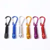 Linterna de Llavero con Mosquetón Impreso con Logo al por Mayor para Fabricantes Lámpara de Regalo Transfronteriza LED Portátil Brillante Mini de Mano
