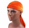 Nuevo Turbante de Terciopelo, Sombrero de Pirata con Cola Larga, Gorro Envolvente para la Cabeza, Gorro para Quimioterapia, Du-Rag