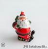 Santa Resina Claus Muñeco de Nieve Adornos de Escritorio Navidad Ventana Escritorio Decoración Accesorios Meichen Accesorios para Fotos