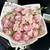 Ropa Floral, Té de la Tarde, Papel de Regalo para Ramo de Flores, Papel de Arte Estampado de Moda, Materiales Hechos a Mano, Suministros DIY para Floristería