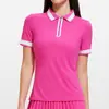 Ropa de Yoga de Nuevo Estilo Transfronteriza para Mujer, Ropa Deportiva Casual Transpirable de Verano para Tenis, Camisa Polo, Conjunto de Ropa Deportiva para Correr al Aire Libre